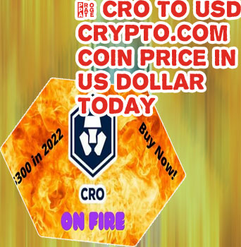 Cro crypto price live